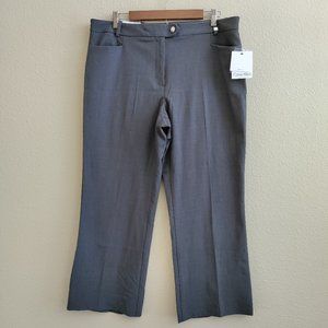 NWT Calvin Klein Gray Modern Fit Trouser Pants Size 14
